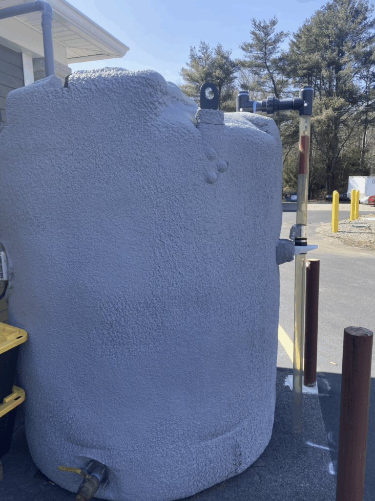 1000 Gallon Polyethylene Wastewater Tank with Insulation & Leak Monitoring for Red Hand Brewing