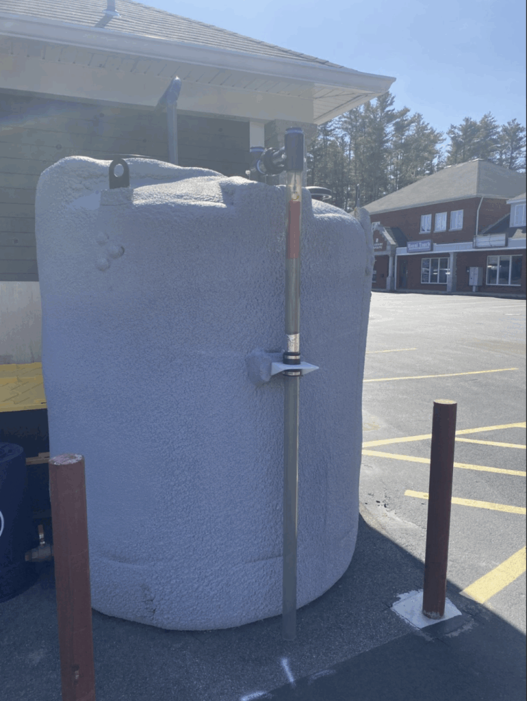 1000 Gallon Polyethylene Wastewater Tank with Insulation & Leak Monitoring for Red Hand Brewing