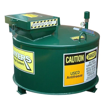132 Gallon Standard Duty Containment for Used AntiFreeze E2 Finish – 500 Liter MVW-500-SD-E2-GREEN