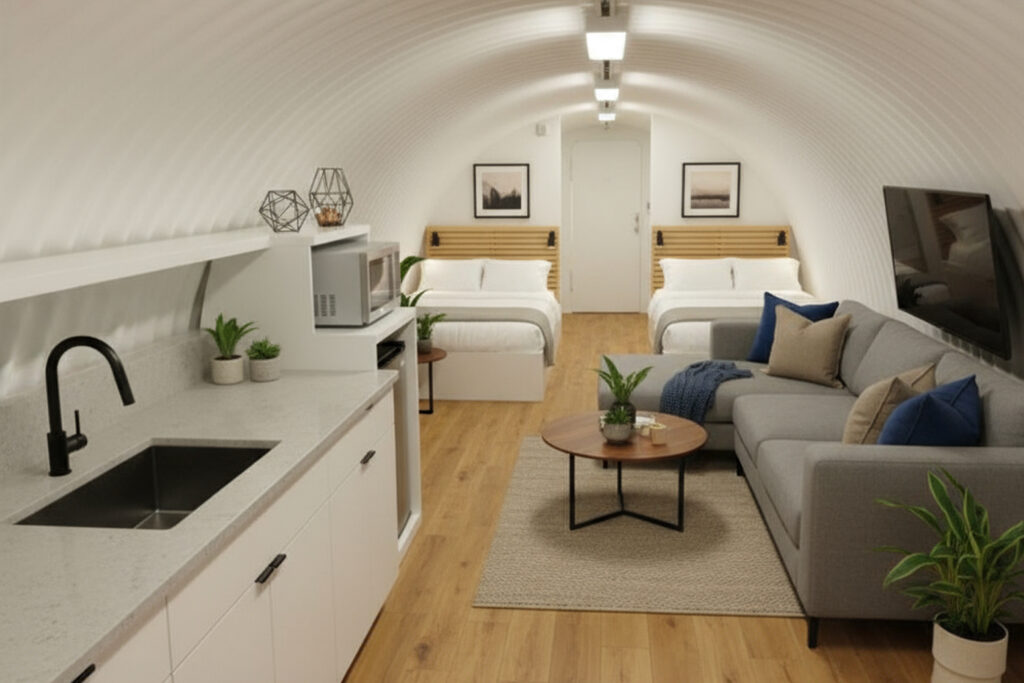 Underground Bunker for Sale with High Quality Interior